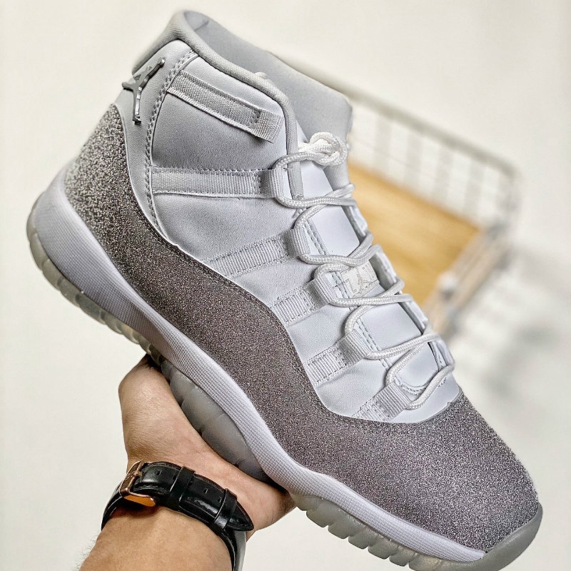 air jordan 11 metallic silver
