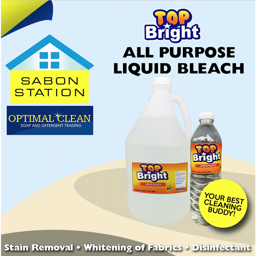 Topbright All Purpose Bleach 500ml and 1L Shopee Philippines
