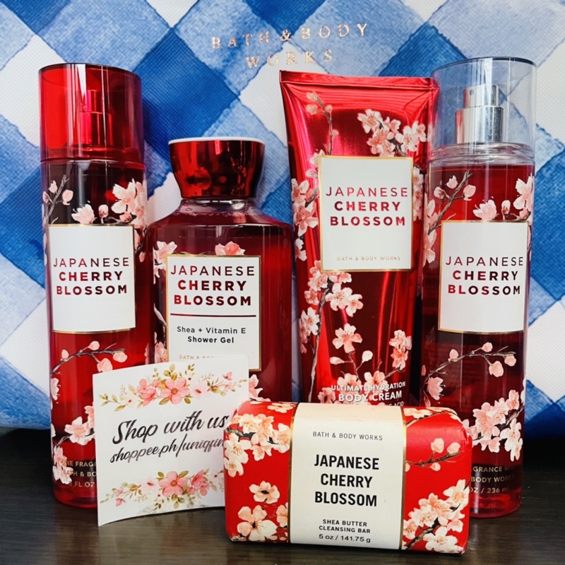 ✓COD Bath and Body Works Japanese Cherry Blossom Fragrance Mist Lotion Body  Wash | Shopee Philippines