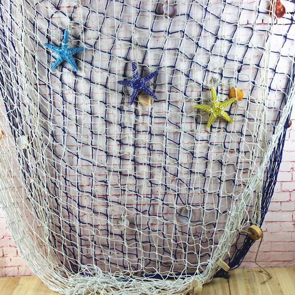 Wall Hanging Nautical Decorative Fishing Net With Shell Shopee