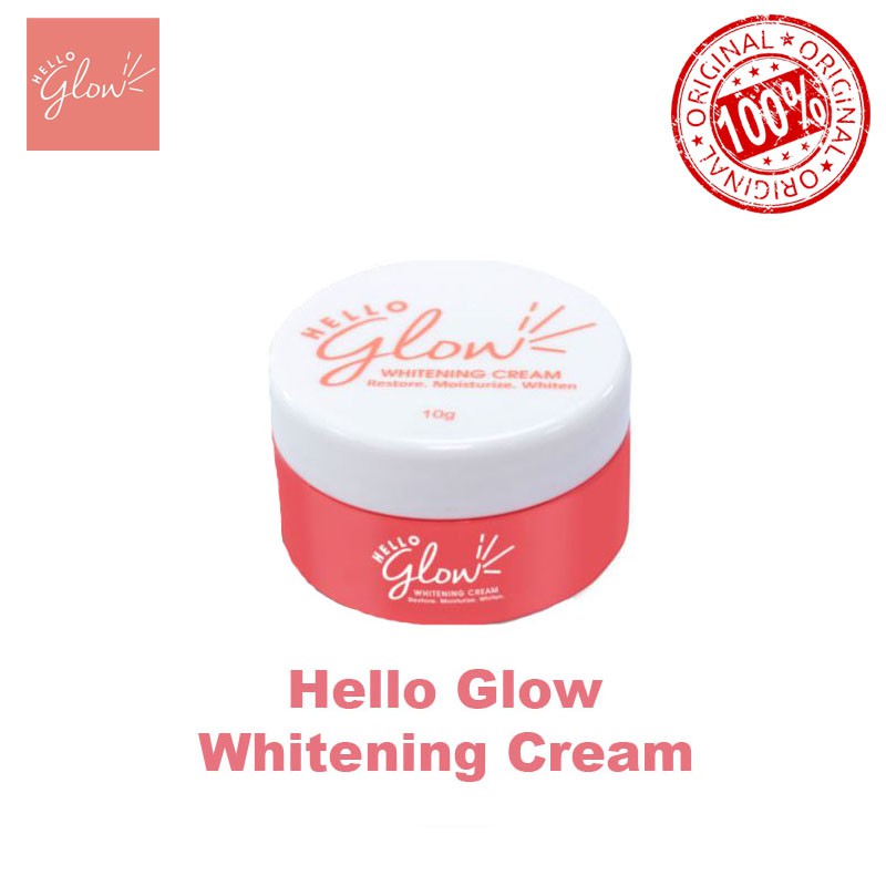 hello glow whitening cream