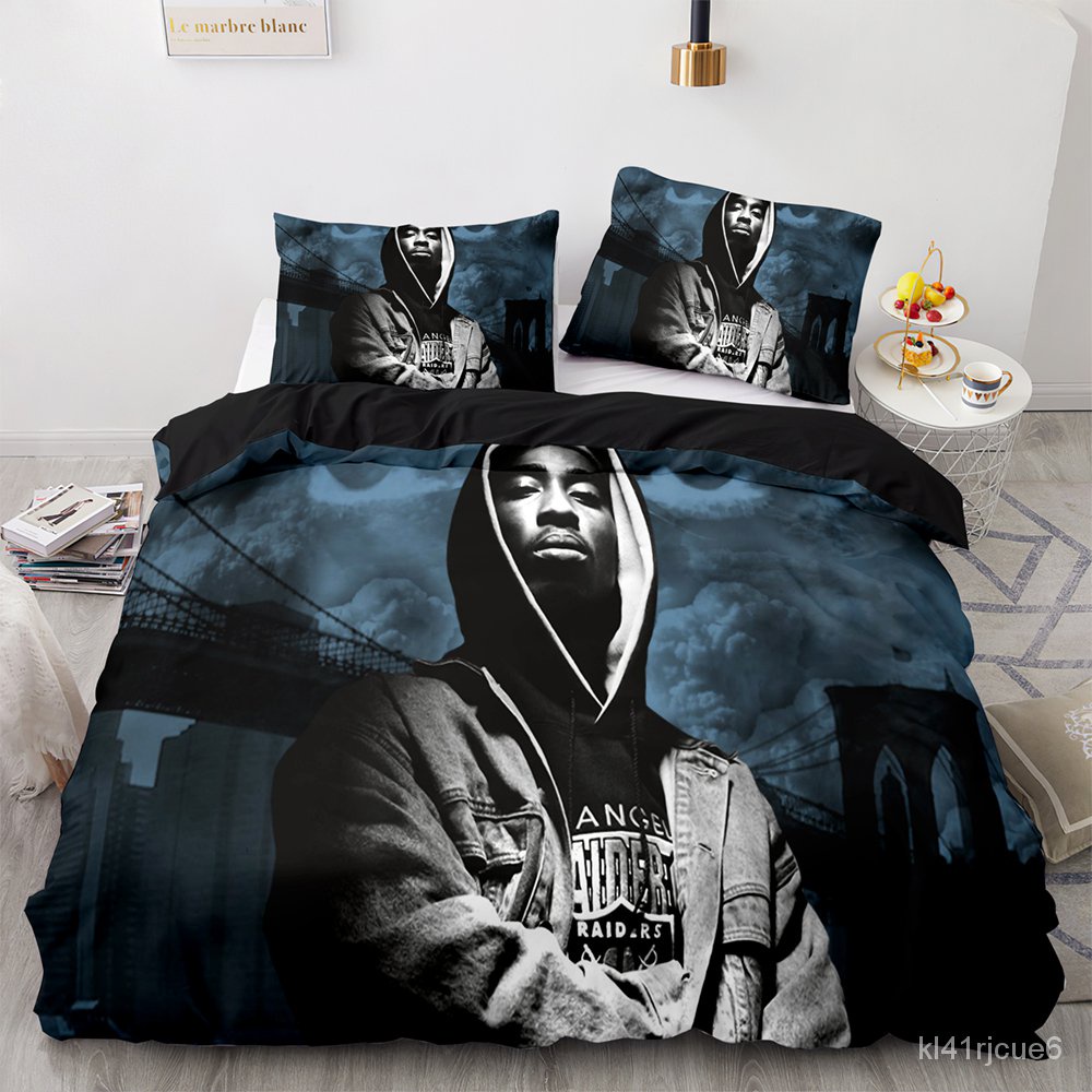 2Pac Bedding Set Single Twin Full Queen King Size Makaveli Bed Set Aldult Kid Bedroom Duvetcover