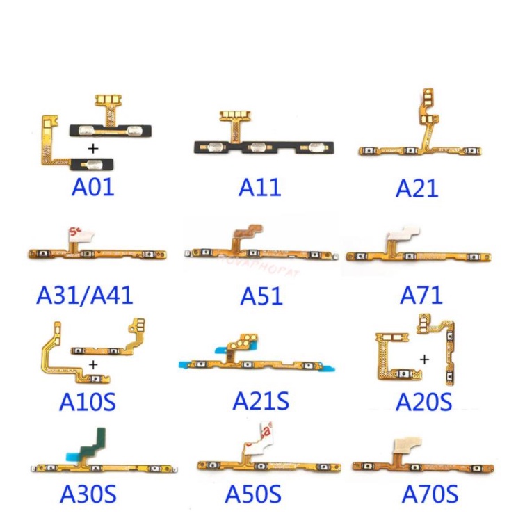 Samsung Power Volume Button Flex Cable For A10s A20s A30s A12 A20 A10 M10 J7 Pro Repair 2902