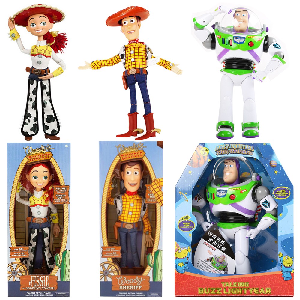 toy story talking sheriff woody action figure