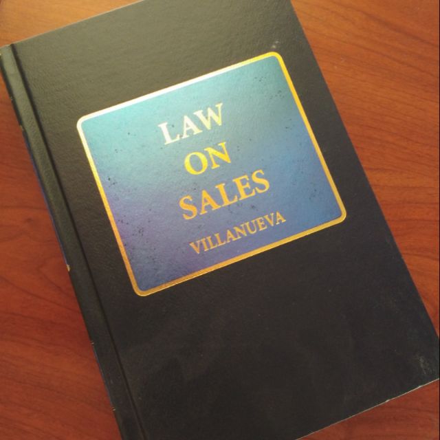 [law book] Rex Bookstore Law on Sales by Cesar L. Villanueva Shopee