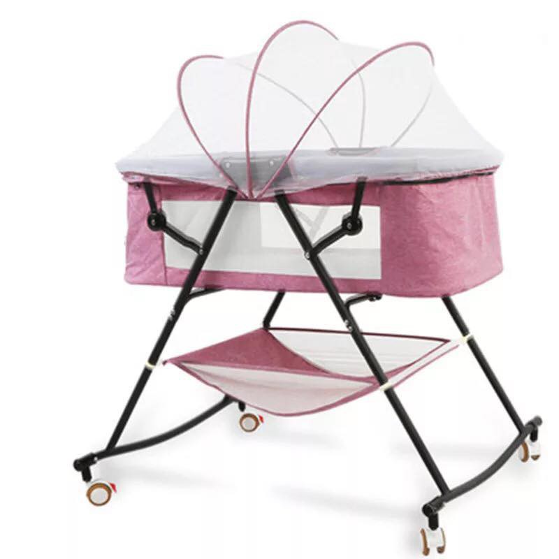 metal baby cradle