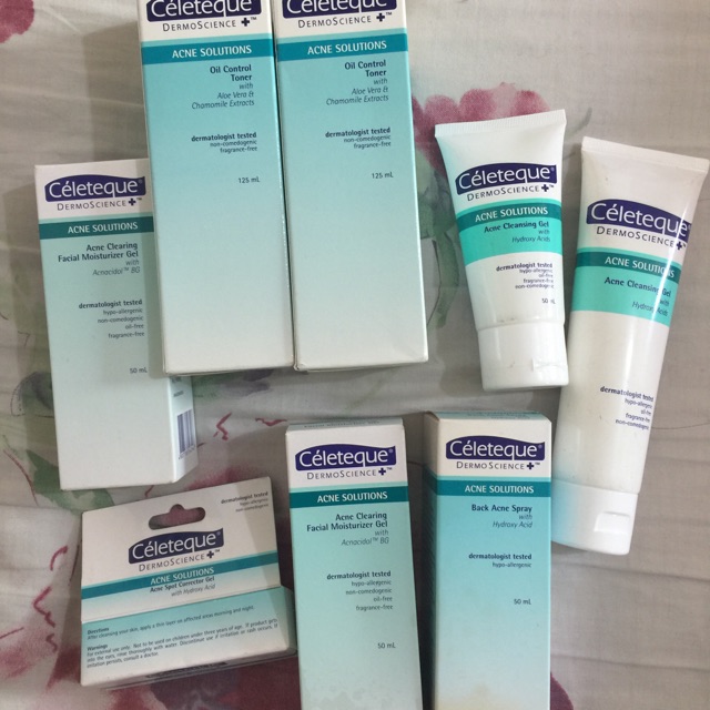 celeteque acne set
