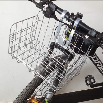 stainless steel bicycle basket