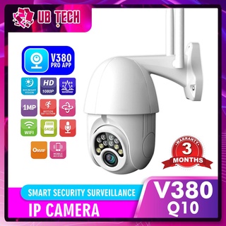 V380 Q10 10 LED IR IP CAM WIFI Wireless Camera Monitor 1080p HD Dome CCTV Security IPCam Camera