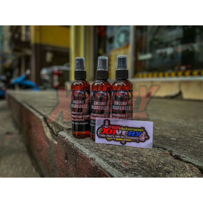 Xavery Premium Degreaser Safe on Engines, Rubber, Plastics, Glass