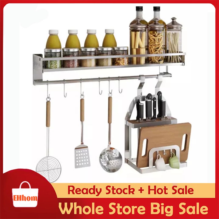 Ehhom Stainless steel kitchen shelf rack dishwasher chopstick rack 40CM