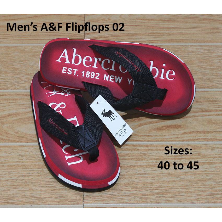 abercrombie and fitch flip flops mens