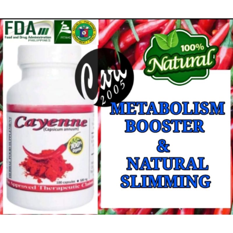 CAYENNE FOOD SUPPLEMENT Shopee Philippines