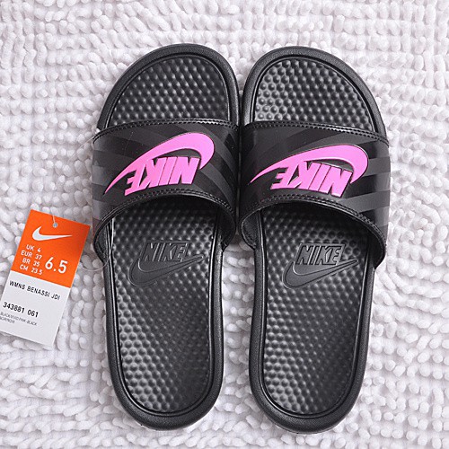 nike benassi pink