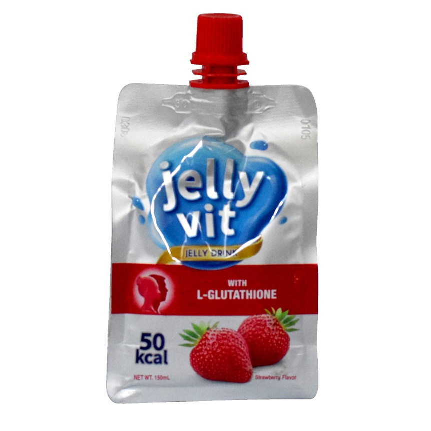 Jelly Vit Jelly Drink Strawberry With LGlutathione 150mL Shopee