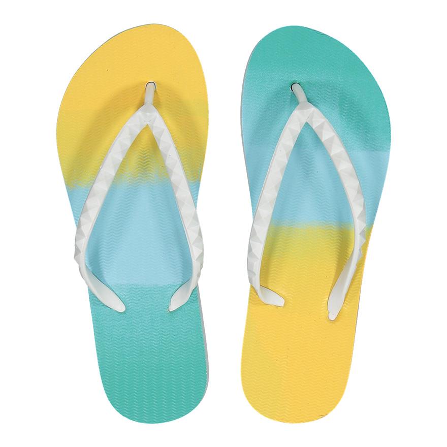 BENCH/ Printed Rubber Slippers - Yellow White | Shopee Philippines