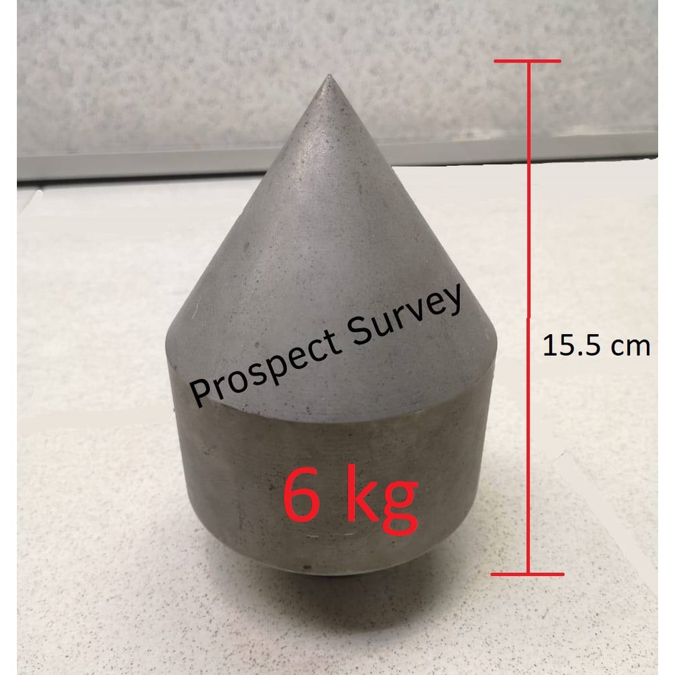 Professional 6.0 kg Big Surveyor Plumb Bob /Plummet /Large Leveling