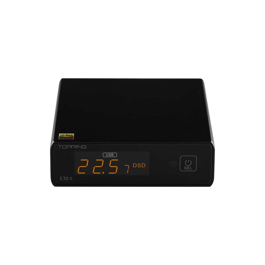 TOPPING E30II Lite DAC Hi-Res Con AK4493S E XMOS AU208 – Preamplificatore Decoder Con Controllo Touch, Audio Di Alta Qualità Per Intrattenimento Domestico