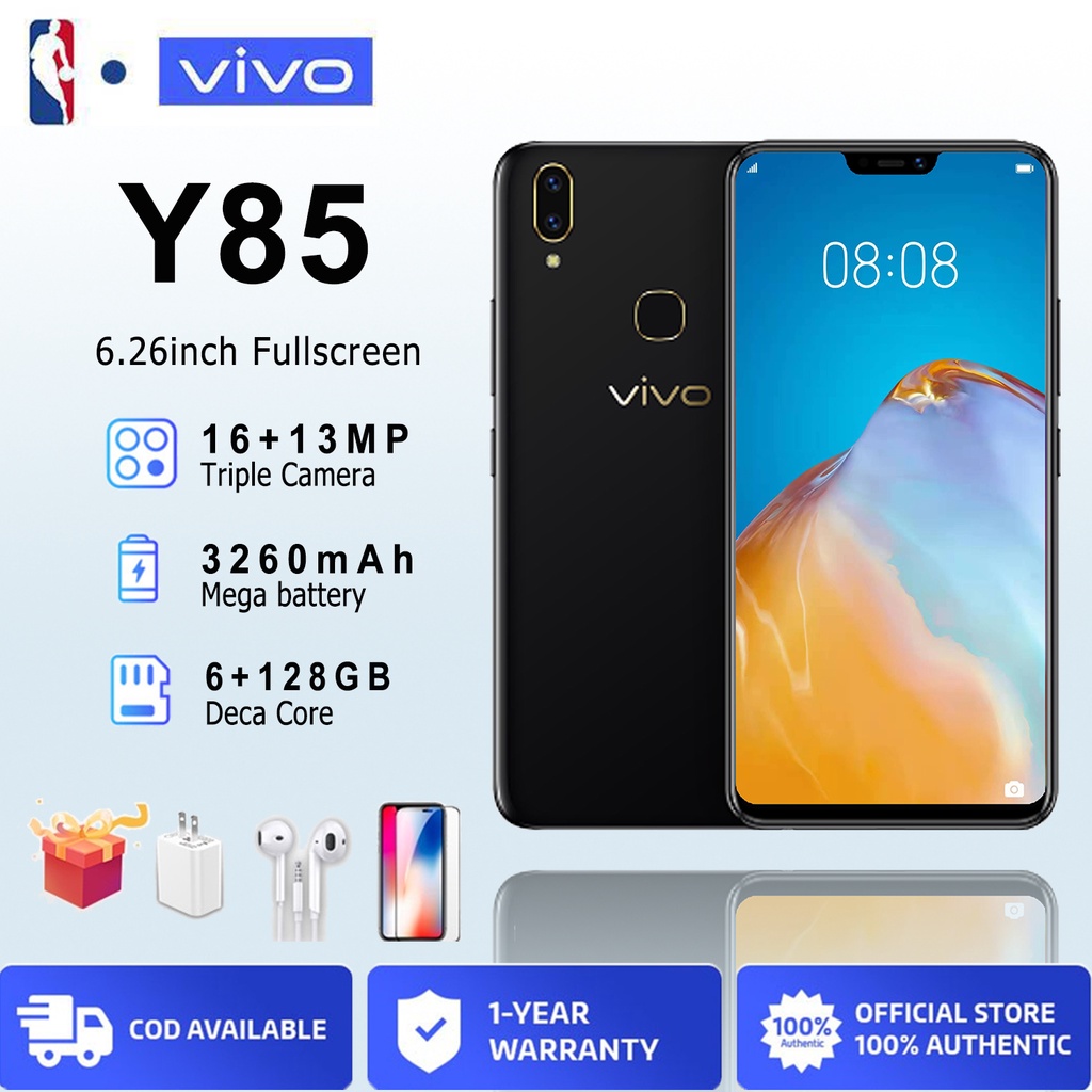 VIVO Y85 Original smartphone 6GB+128GB 5G HD camera Dual SIM Card Fingerprint Unlock mobile
