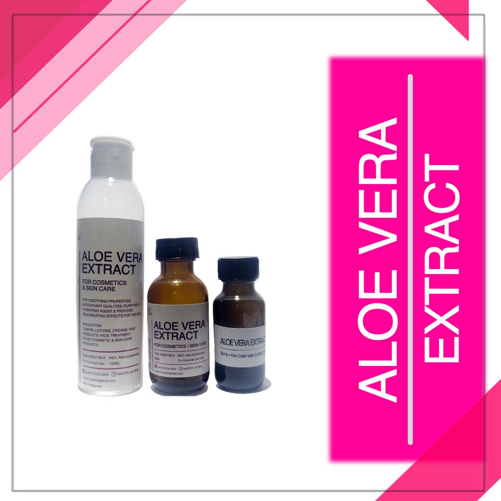 Aloe Vera Extract (For Cosmetics & Skin Care) Shopee Philippines