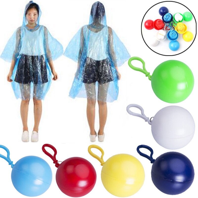 Portable Raincoat Ball Keychain | Shopee Philippines