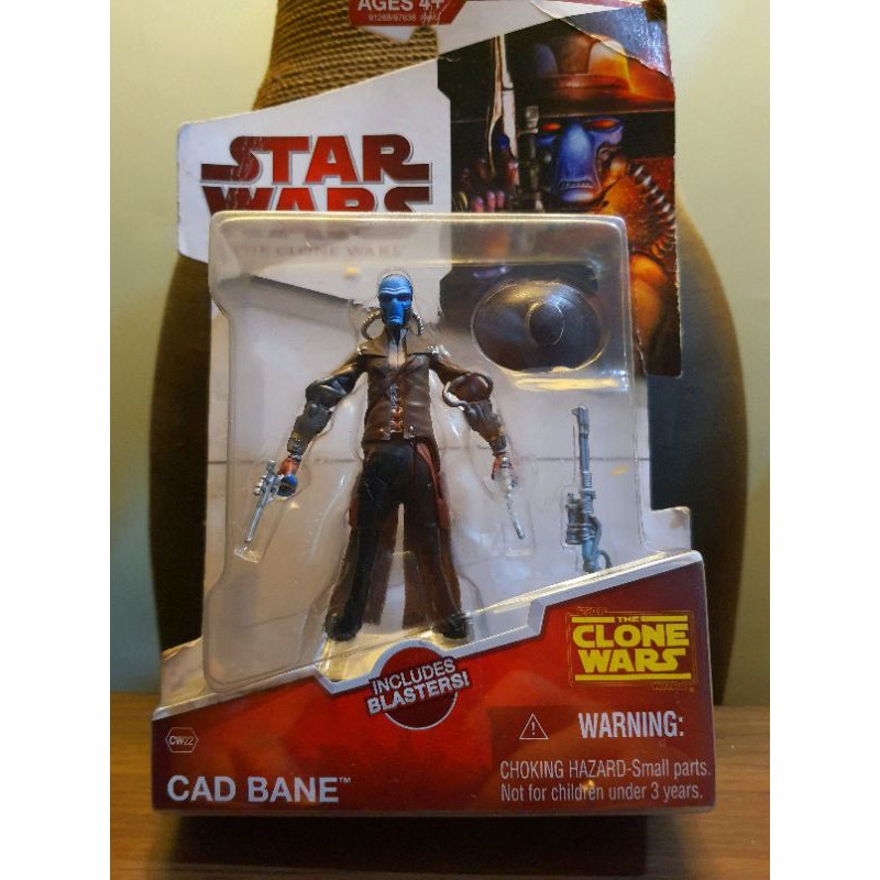 STAR WARS the clone wars CAD BANE 3.75" bounty hunter tcw