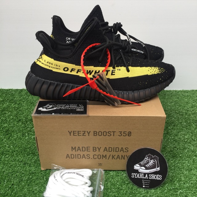 black yellow yeezy