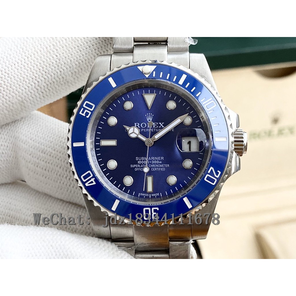 Rolex Submariner series blue plate automatic mechanical men's watch