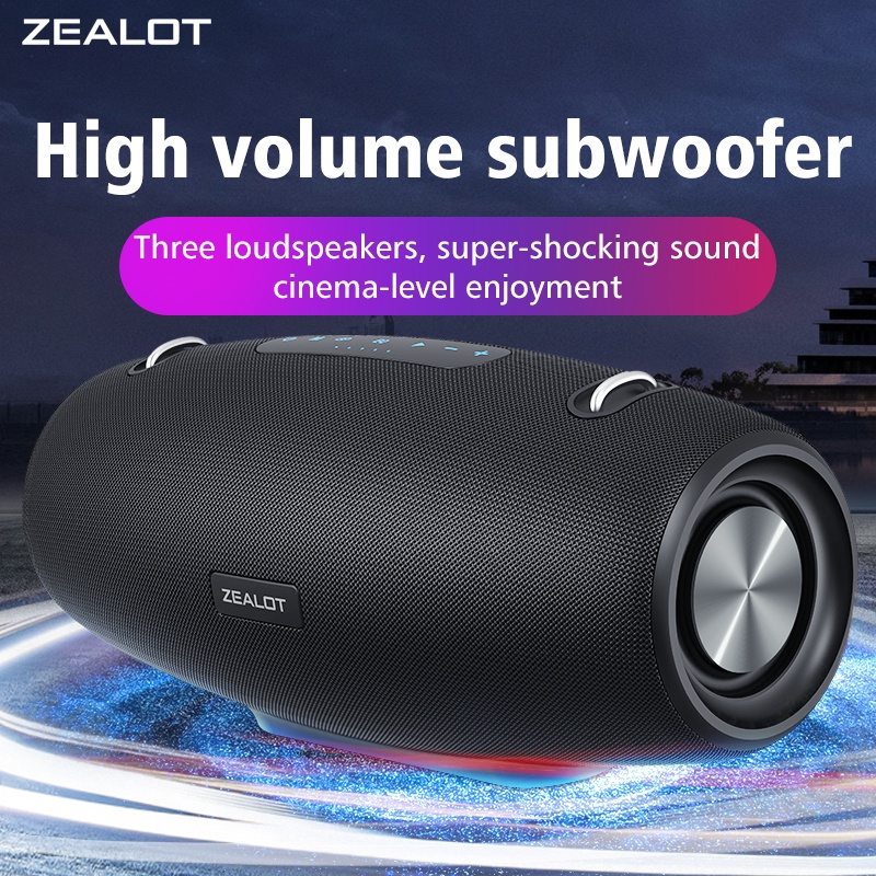 Zealot S67 Bluetooth Wireless Speaker High Volume Subwoofer Shopee