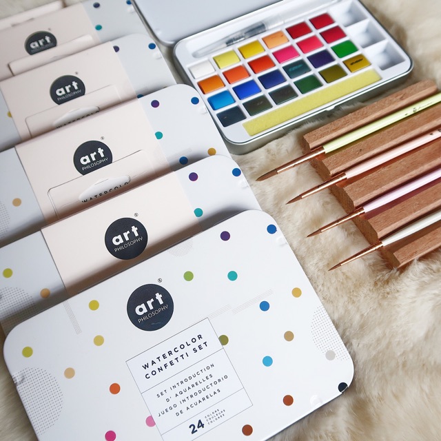 Prima Marketing/Art Philosophy Confetti Watercolor Palette | Shopee Philippines