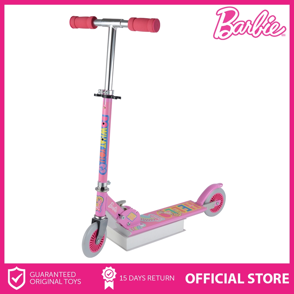 barbie with scooter