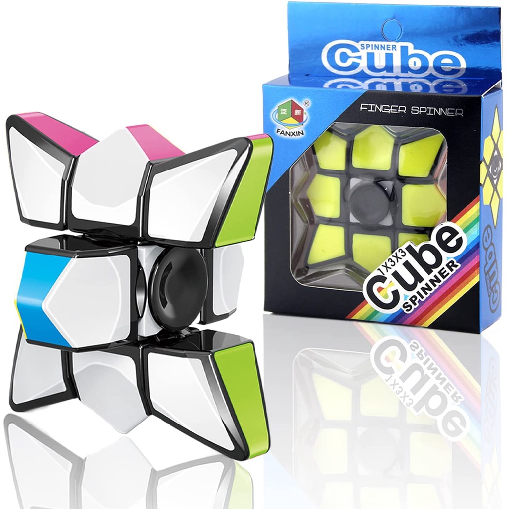 NEW Fingertip Gyro Rubix Cube, 1 X 3 X 