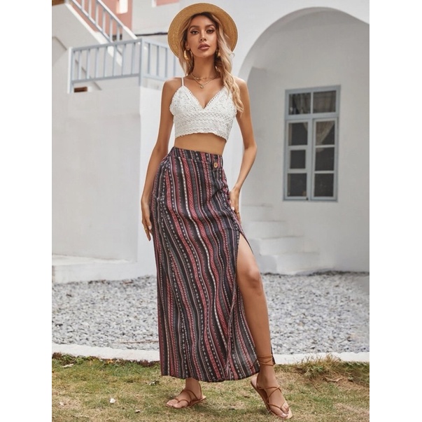 Brand New Assorted Maxi Long Skirts Large | Shopee Philippines