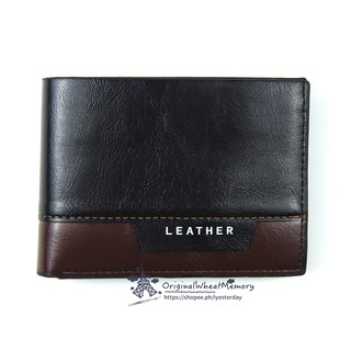 Mens Wallet Smooth leather Fashion Packet Wallet #9