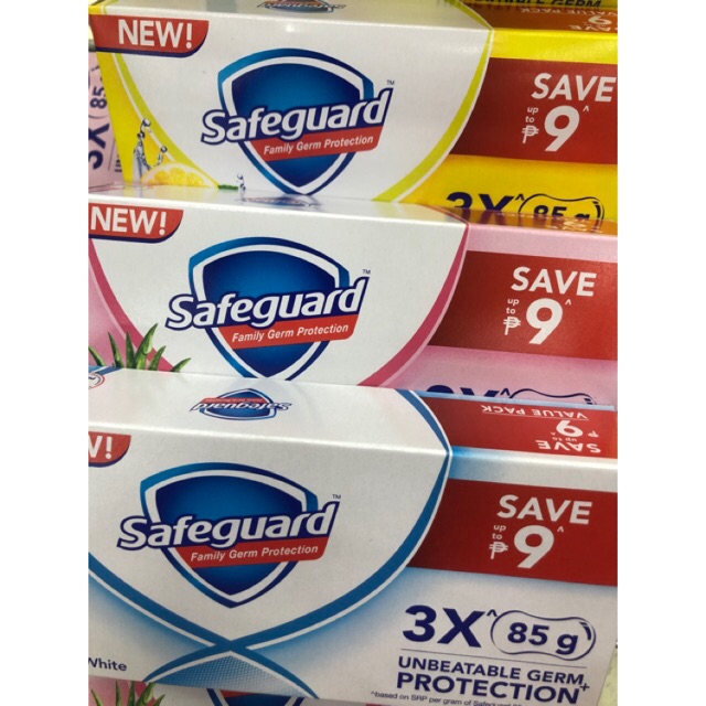 Safeguard Bar Soap 85g, 3pcs per box | Shopee Philippines