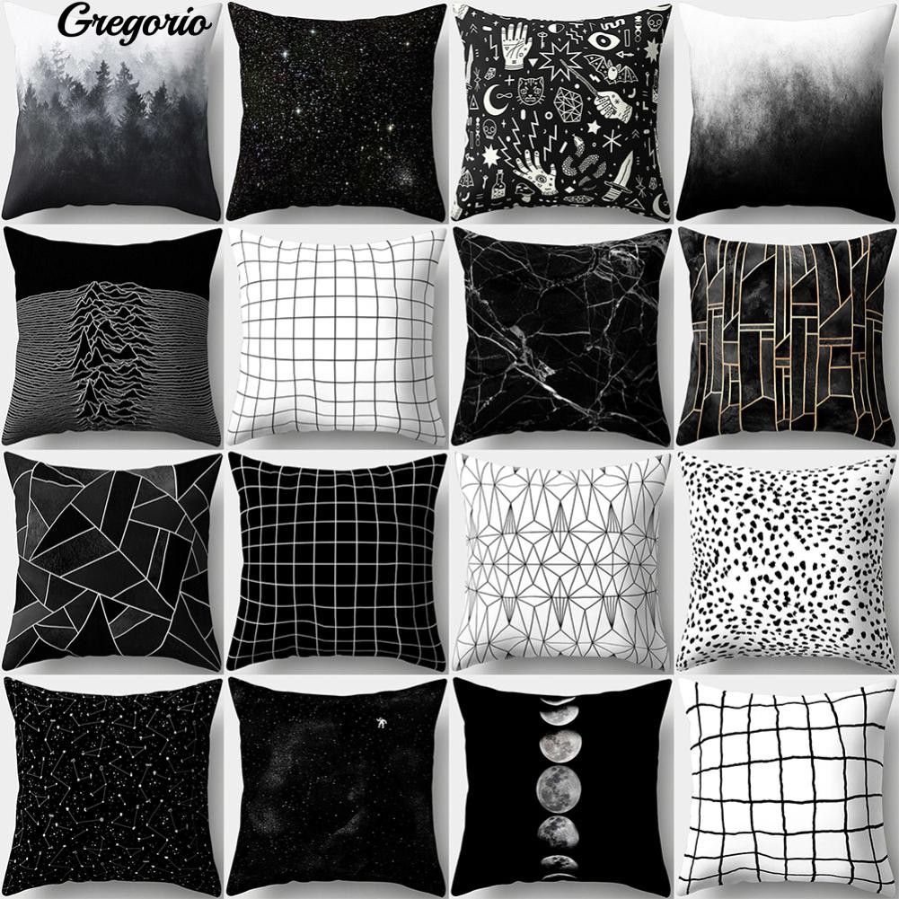 G Geometric Throw Pillow Case Cushion Cover Soft Waist Rest