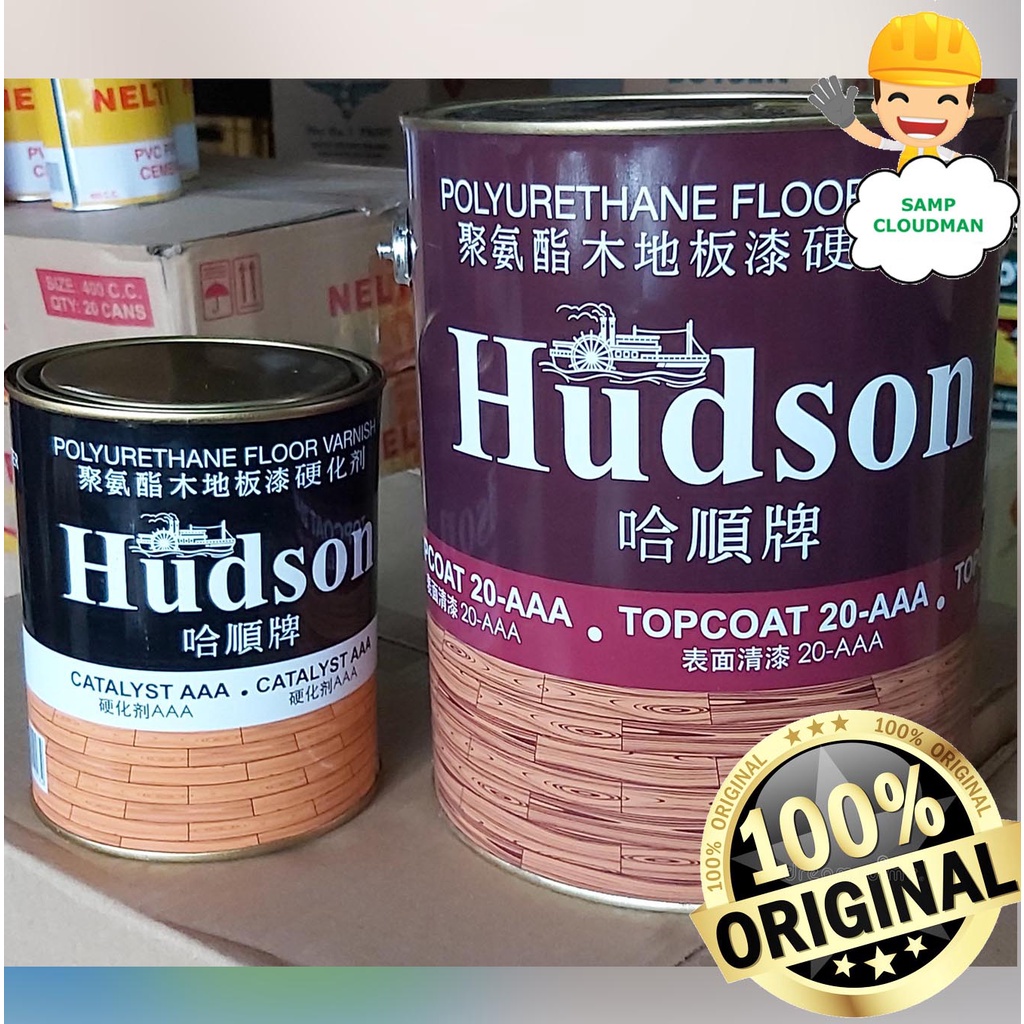 Hudson Polyurethane Floor Varnish Sealer / Topcoat 1 Liter Shopee