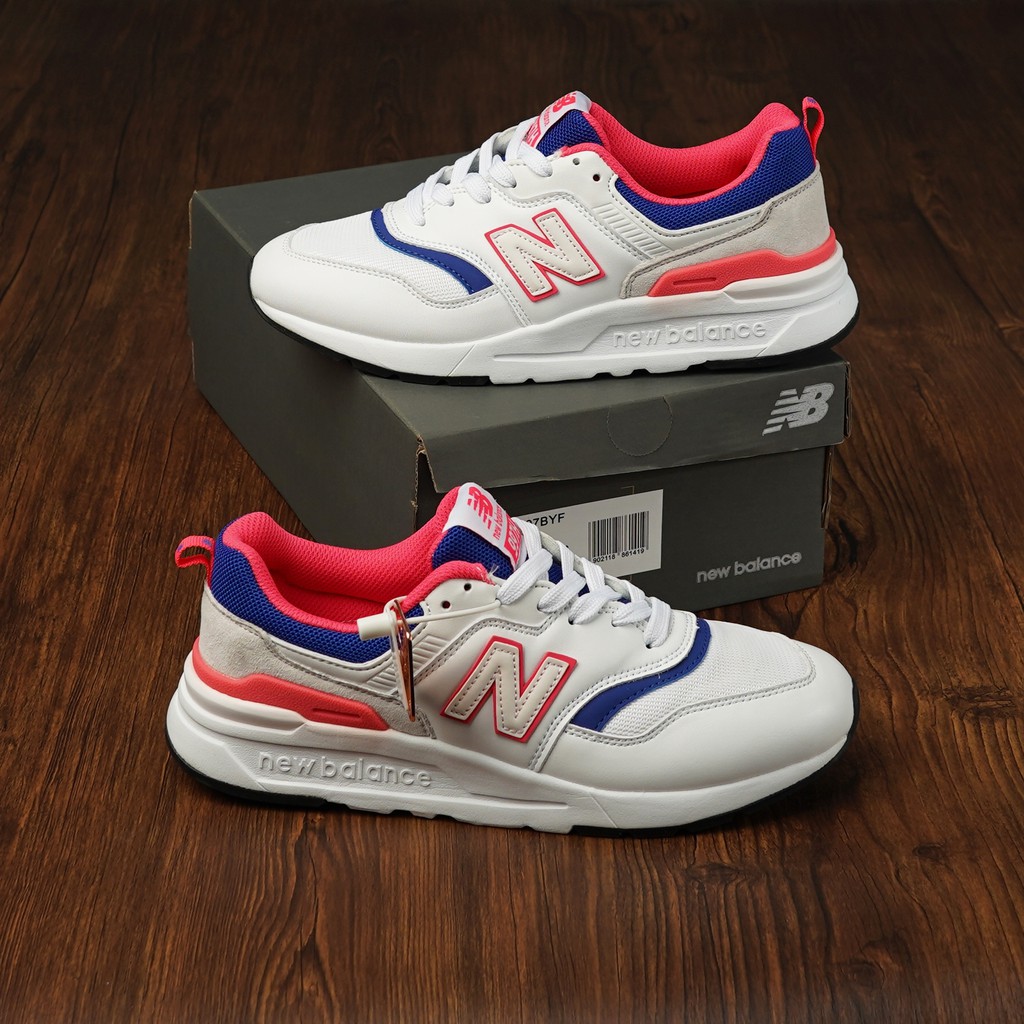 new balance 997h white pink blue