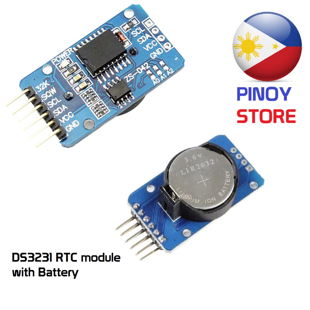 Ds3231 Rtc Real Time Clock Module With Battery For Arduino And Other Microcontrollers I2c 6242