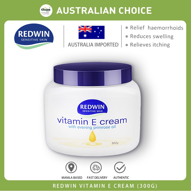 Australia Redwin Moisturiser Cream with Vitamin E 300g Skincare