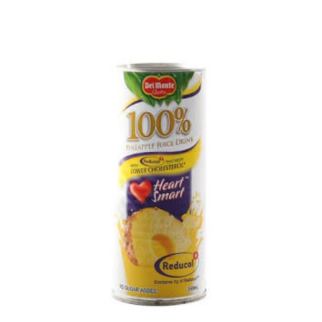 Del Monte 100 Pineapple Juice Heart Smart 240ML Shopee Philippines