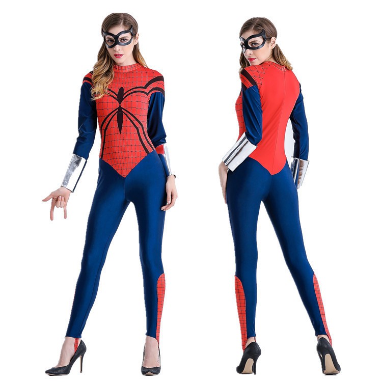 Spiderman cosplay anime costume tight-fitting jumpsuit female superman game  costume performance ds c | Shopee Philippines