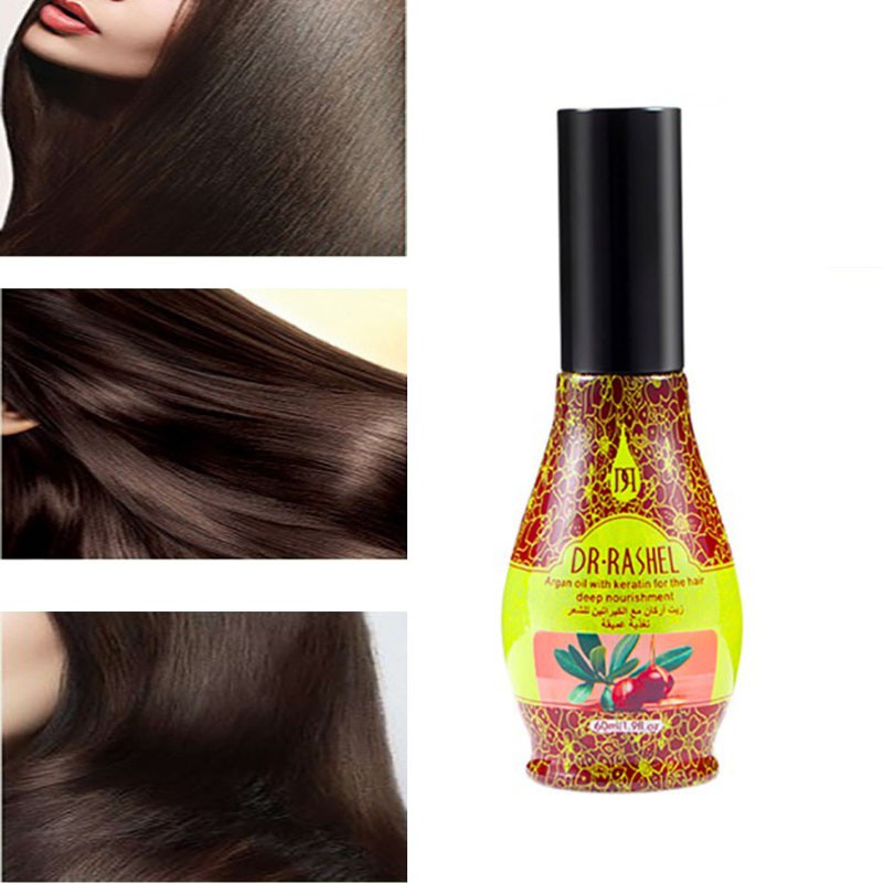 DR.RASHEL Argan Oil for Hair Treatment Repairing Nourishing Perm Dyed Hair  | Shopee Philippines