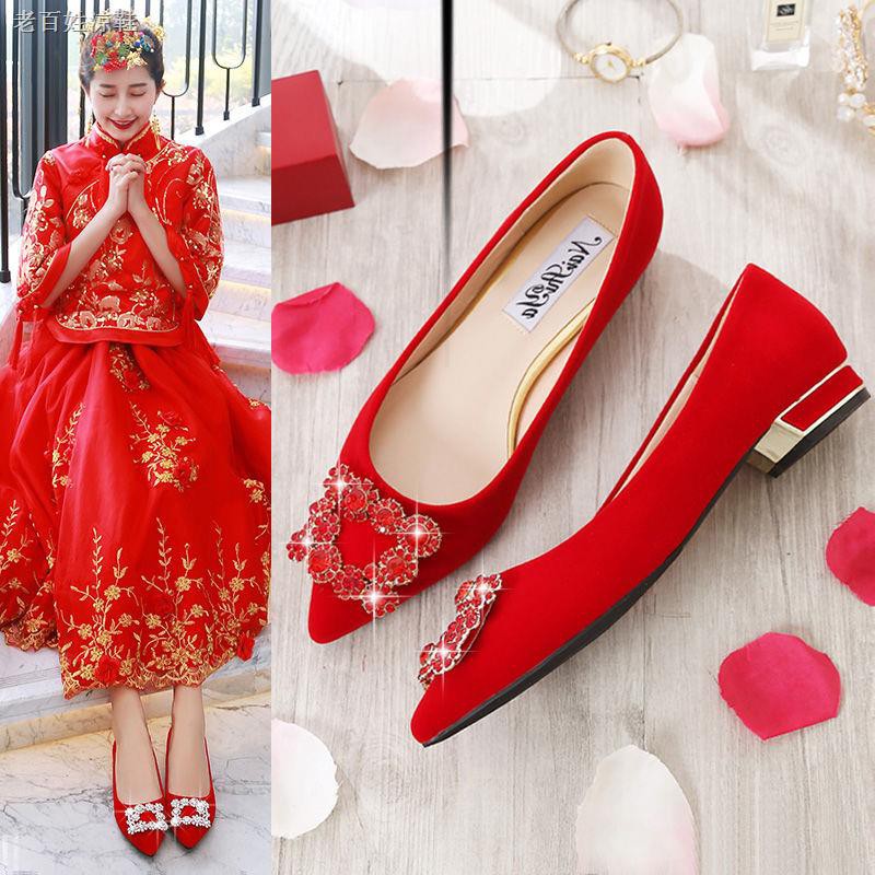red flat shoes for wedding