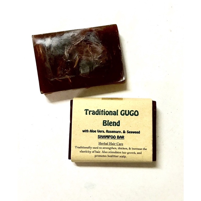 Handmade Gugo Shampoo Bar Aloe Vera with Sisal Mesh (hair grower, anti-hair fall, anti-dandruff