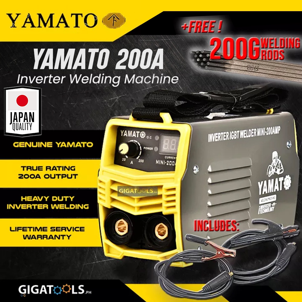 New Yamato 200A Digital Inverter IGBT Welding Machine ( MINI 200A