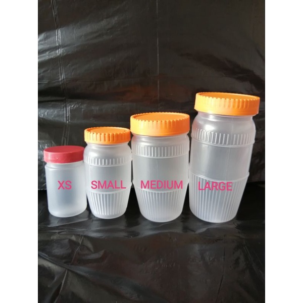 PEANUT BUTTER PLASTIC JAR CONTAINER XS, SMALL, MEDIUM, LARGE Shopee Philippines