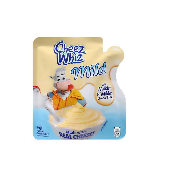 Cheez Whiz Mild Spread Stand Up Pouch 62g Shopee Philippines 