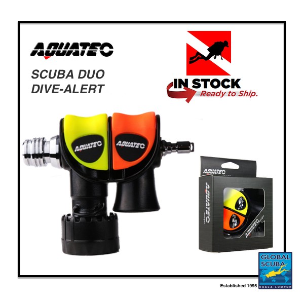 AQUATEC Duo Scuba Alert and Signaling Device for UW and Surface Air