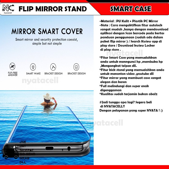 Xiaomi Redmi Note 9 Note 9 Pro 9s Max Flip Mirror Stand Smart Case Cover View Auto Lock Shopee Philippines